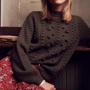 Sezane Rob Sweater Khaki